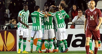 El Real Betis empata 1-1- ante el Rubin Kazan