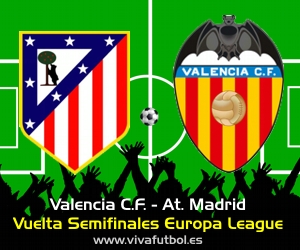 Resumen del Valencia CF Atletico de Madrid de Europa League