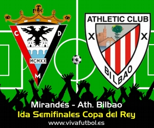 Resumen del partido de Copa del Rey entre el Mirandes y el Athletic de Bilbao
